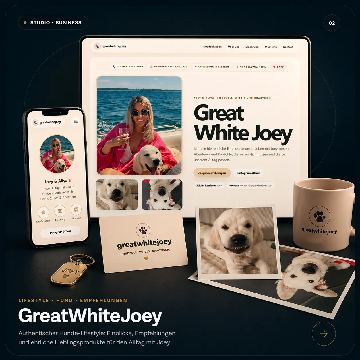Great White Joey Projektvisual