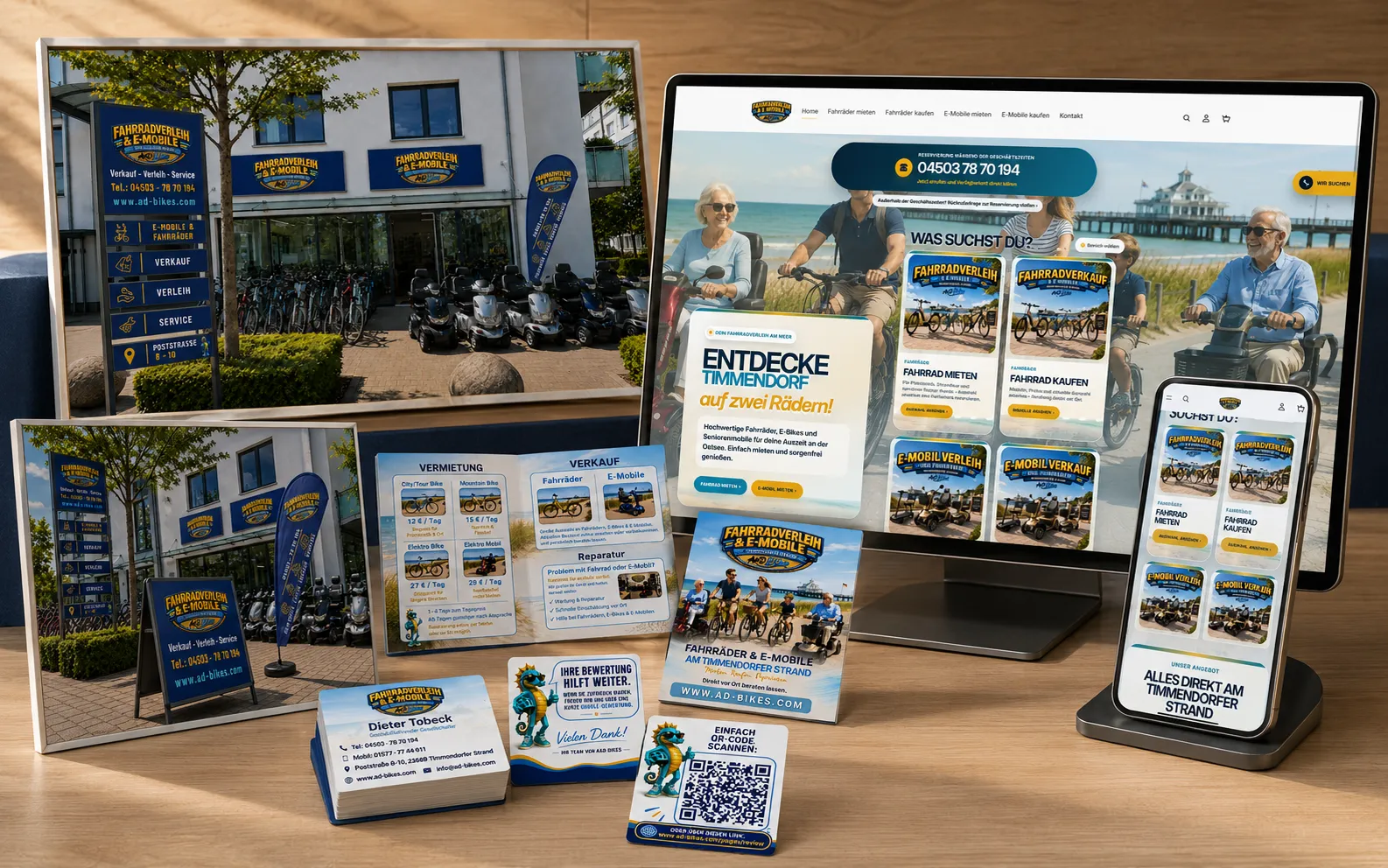 Website als zentraler Einstieg