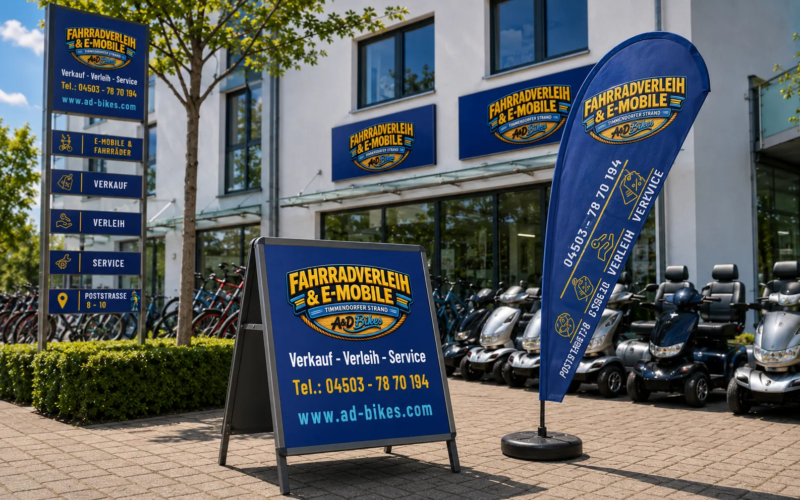 Beachflags & Wegweisung